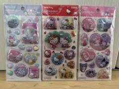 わたあめカプセルシール サンリオ キティ はぴだんぶい マイメロ クロミ