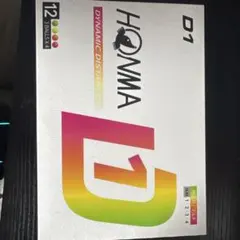 HONMA 本間ゴルフ D1 ゴルフボール 12球 マルチカラー 新品