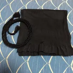 黒の帯揚げと帯締めセット