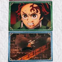 竈門炭治郎 嘴平伊之助 鬼滅の刃 ポストカードコレクション ポストカード 無限城