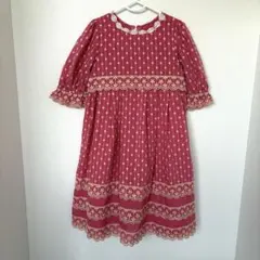 ANNA SUI mini ワンピース 水彩花柄 Lサイズ 【タグ付き未使用