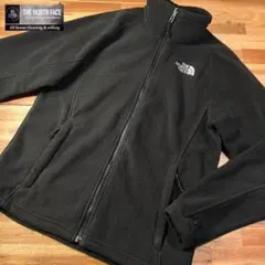 【L81】ザ ノースフェイス フリースジャケット フルジップ ブラック S