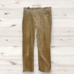 Paul Stuart ストーレートパンツ 30 キャメル コーディロイ　古着のサムネイル