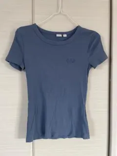 GAP リブ 半袖 Tシャツ ブルー XSのサムネイル