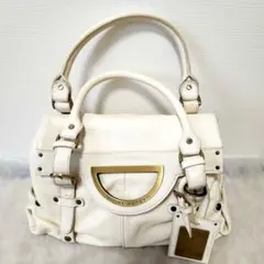 Violet Hanger ホワイト レザー ハンドバッグのサムネイル