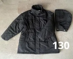 GLOBAL WORK中綿ジャケット 黒 キッズ 130 アウター 女の子