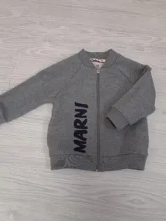 MARNI グレー ジップアップ トレーナー