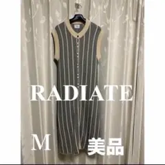 【美品】RADIATE ロングニットジレMサイズ