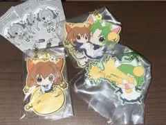 デ・ジ・キャラット ガチャガチャ　ラバーマスコット　3種セット
