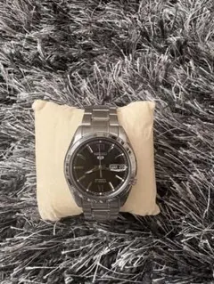 SEIKO 5 自動巻き腕時計 ブラック