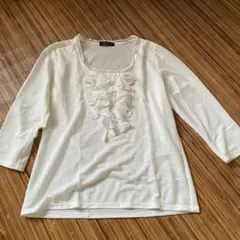 COMME CA ISM フリル付きカットソー M オケージョン