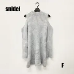 ◯0410M◯ snidel ひざ丈ワンピース 女性