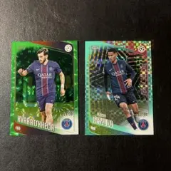 Topps UEFA PSG 쿠발라츠헤리아 마유 2장