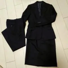 Precious 黒 パンツスーツ ３点セット