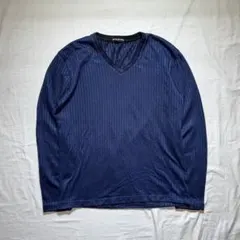 Y2K fairy grunge 平成　お兄系　ギャル　光沢　青　ロンTのサムネイル