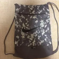 Nike ドローストリングバッグ グレー・カモフラージュ