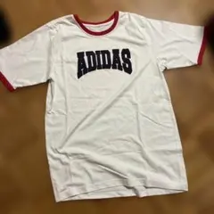 adidas 半袖Tシャツ ホワイト/レッド