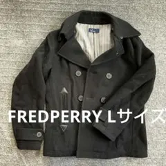 FRED PERRY】Pコート/ウール/無地/ベーシック/中綿/ロゴ/美品 - メルカリ