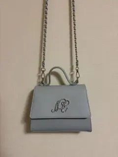 NICE CLAUP ショルダーバッグ　水色のサムネイル