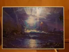 海 パズル完成品&フレーム有