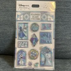 【新品未開封】 アナ雪 ステンドグラス風ステッカー