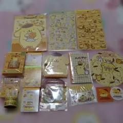 산리오 폼폼푸린 レターセット メモ シール 묶음 판매
