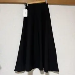 ミラオーウェン ニットフレアスカート