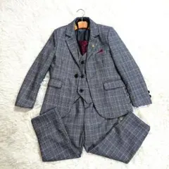 zz.luxi 120 フォーマルスーツ ベスト付き 5点セット スリーピース