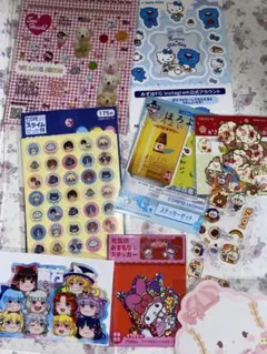キャラクター色々 シール ステッカーまとめ