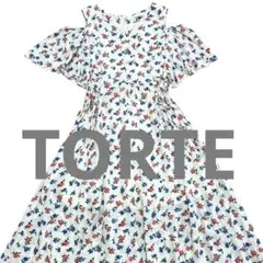 TORTE アーペーセー　花柄ワンピース　ロングワンピース　M フレア　2way
