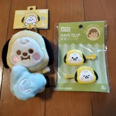 BT21 ぬいぐるみとヘアクリップセット