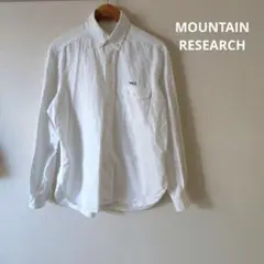 MOUNTAIN RESEARCH マウンテンリサーチ 長袖 シャツ ホワイトのサムネイル