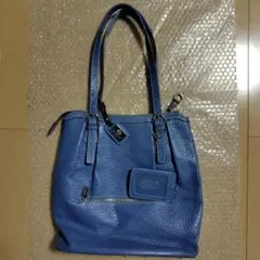 PELLE BORSA ペレボルサ　青色　ショルダーバッグ