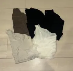 薄手トップス まとめ売り 5点セット タートルネック　インナー 重ね着