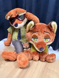 ズートピア ニック・ワイルド ぬいぐるみ 3体セット