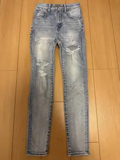 rienda スキニーデニム 24 ライトブルー