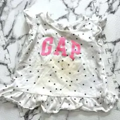 GAP フリル付き星柄Tシャツ 12-18ヶ月