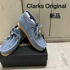 新品 クラークス オリジナルス ワラビー ブーツ ミドル モカシン スエード