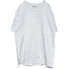 チャンピオン　無地 Tシャツ グレー ワンポイント 半袖 カットソー ゆるだぼのサムネイル