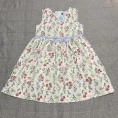 新品未使用　motherways 花柄　ワンピース　120