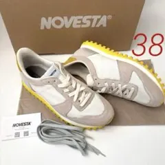 ぴーなつ 様専用　NOVESTA MARATHON TRAIL ホワイトイエローのサムネイル