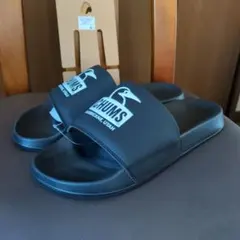 新品未使用 チャムス SPLASH BOOBY SLIDE ON サンダル 黒のサムネイル