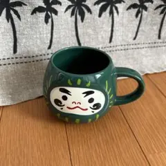 新品スターバックス2020ダルマデザインのグリーンマグカップ237mlマグだるま
