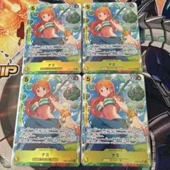 ワンピース カードゲーム ナミEB03 パラレル4枚セット