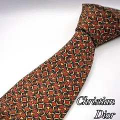 ChristianDior ネクタイメンズビジネス フォーマルシルク 総柄