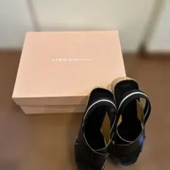 【箱無しなら500円引き！】ブラック 厚底サンダル