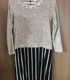 グローブ　ニット　ワンピース