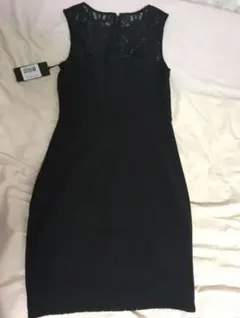 guess パーティドレス ブラック 黒 レース タイト タイトワンピース