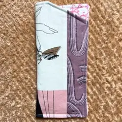 アレキサンダーヘンリー　ビューティフルハンド柄　ハンドメイドメガネケース