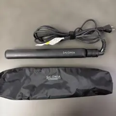 SALONIA ストレートアイロン ブラック SL-004S 24mm